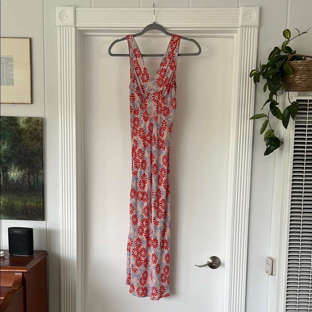 ROLLA'S Red and White Floral Dress